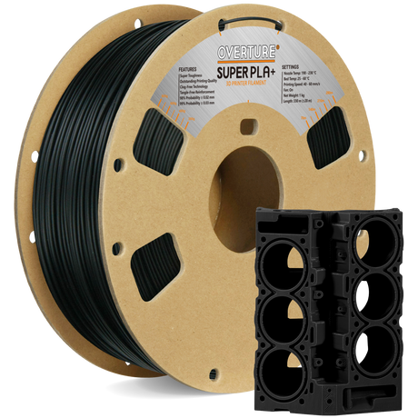 Overture Super PLA+ 3D Printer Filament 1.75mm - Overture 3D