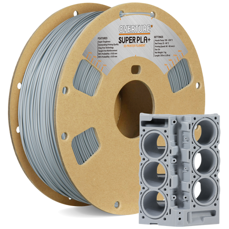 Overture Super PLA+ 3D Printer Filament 1.75mm - Overture 3D