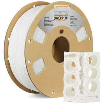 Overture Super PLA+ 3D Printer Filament 1.75mm - 3D Printed Sample Showcase