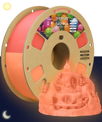 Overture Glow PLA 3D Printer Filament 1.75mm - 3D Printed Sample Showcase