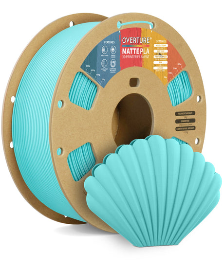 Overture Matte PLA 3D Printer Filament 1.75mm - Overture 3D