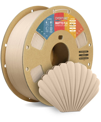 Overture Matte PLA 3D Printer Filament 1.75mm - Surface Finish & Texture Detail
