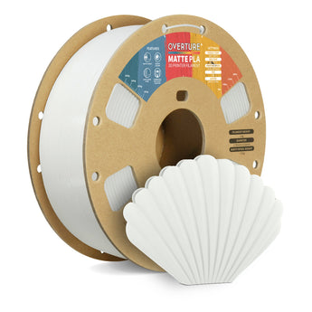 Overture Matte PLA 3D Printer Filament 1.75mm - Overture 3D