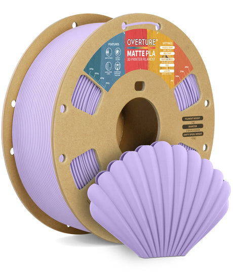 Overture Matte PLA 3D Printer Filament 1.75mm - Overture 3D
