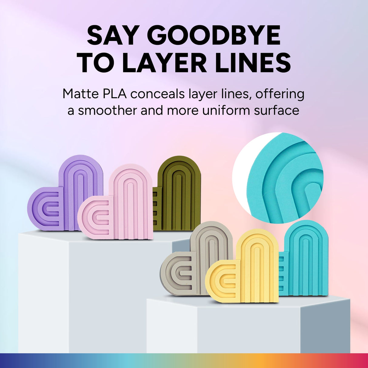 Overture Matte PLA 3D Printer Filament 1.75mm - Overture 3D