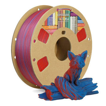 Overture Matte PLA Dual Colors 3D Printer Filament 1.75mm 1kg Spool