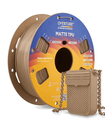 Overture Matte TPU 3D Printer Filament 1.75mm - Overture 3D