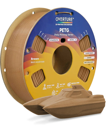 Overture PETG 3D Printer Filament 1.75mm - Surface Finish & Texture Detail