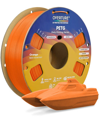 Overture PETG 3D Printer Filament 1.75mm - Surface Finish & Texture Detail
