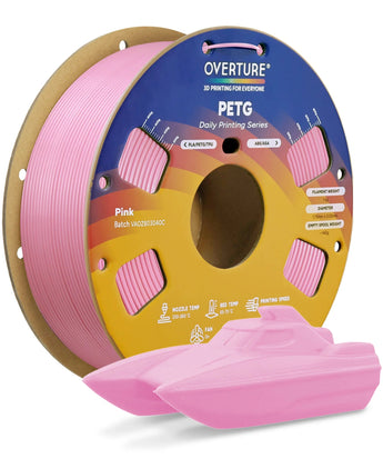 Overture PETG 3D Printer Filament 1.75mm - Surface Finish & Texture Detail