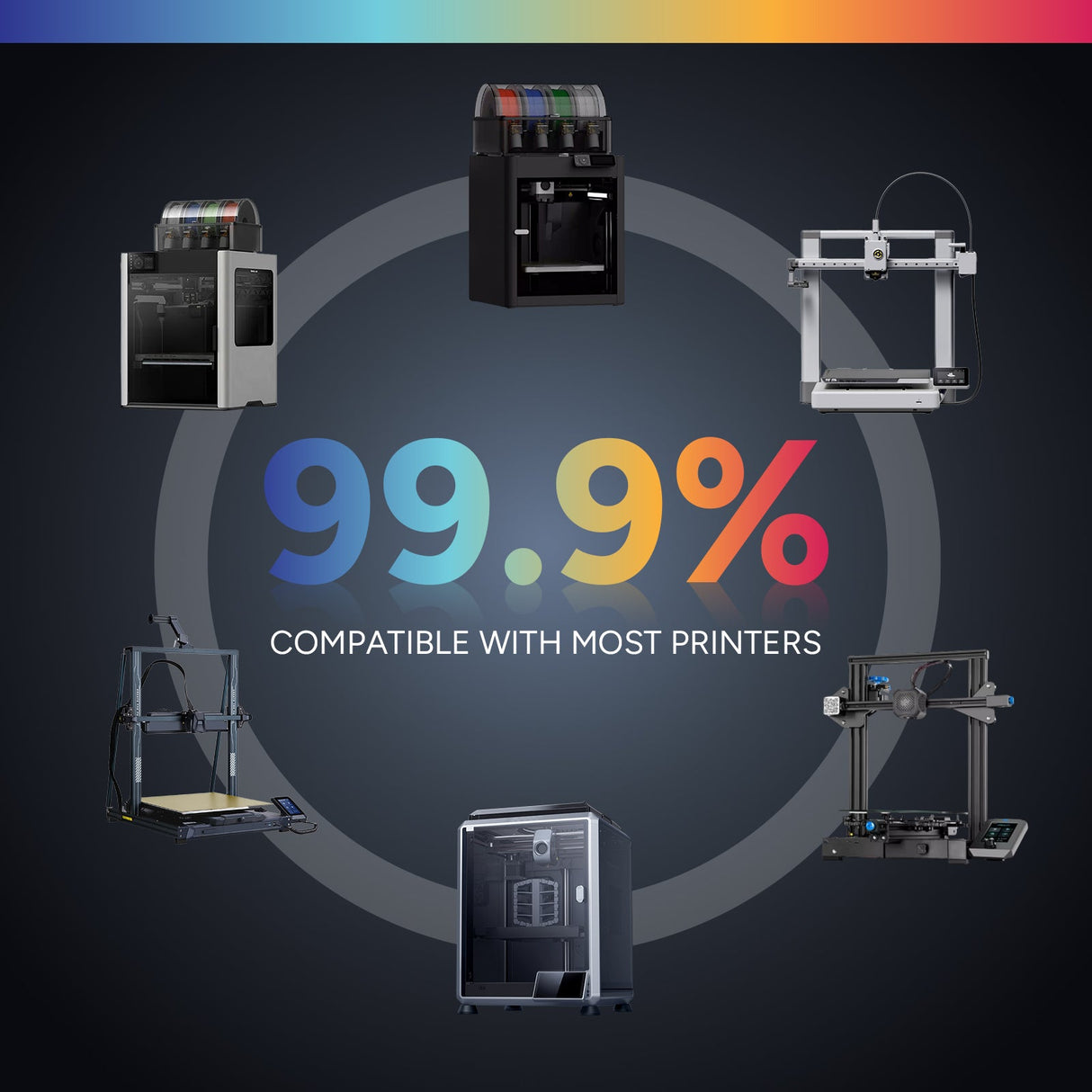 Overture PETG Transparent 3D Printer Filament 1.75mm - Overture 3D