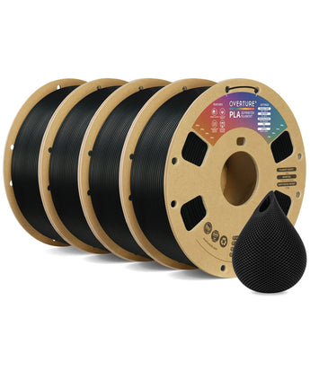 Overture PLA 3D Printer Filament 1.75mm - 4 Pack - Overture 3D