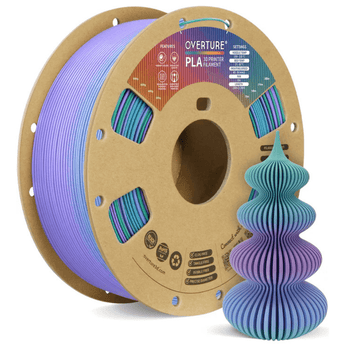 Overture PLA Gradient Filament 1.75mm 1kg Spool