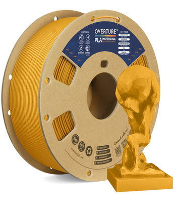 Overture PLA Professional 3D Printer Filament 1.75mm - Spool & Filament Close-up