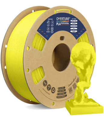 Overture PLA Professional 3D Printer Filament 1.75mm - Spool & Filament Close-up