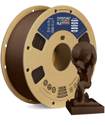 Overture PLA Professional 3D Printer Filament 1.75mm - Spool & Filament Close-up