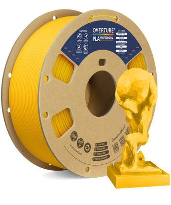 Overture PLA Professional 3D Printer Filament 1.75mm - Spool & Filament Close-up