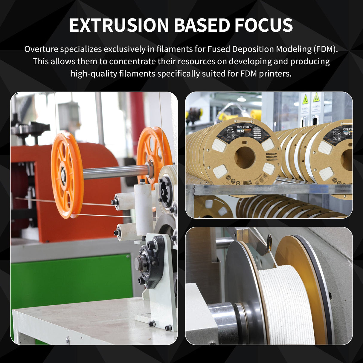 Overture Rock PETG 3D Printer Filament 1.75mm - Overture 3D