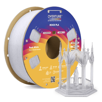 Overture Rock PLA 3D Printer Filament 1.75mm - Overture 3D