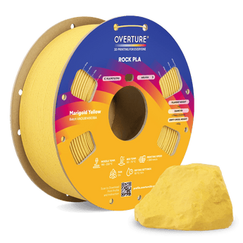 Overture Rock PLA 3D Printer Filament 1.75mm - Overture 3D