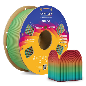 Overture Rock PLA 3D Printer Filament 1.75mm - Overture 3D