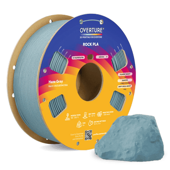 Overture Rock PLA 3D Printer Filament 1.75mm - Overture 3D