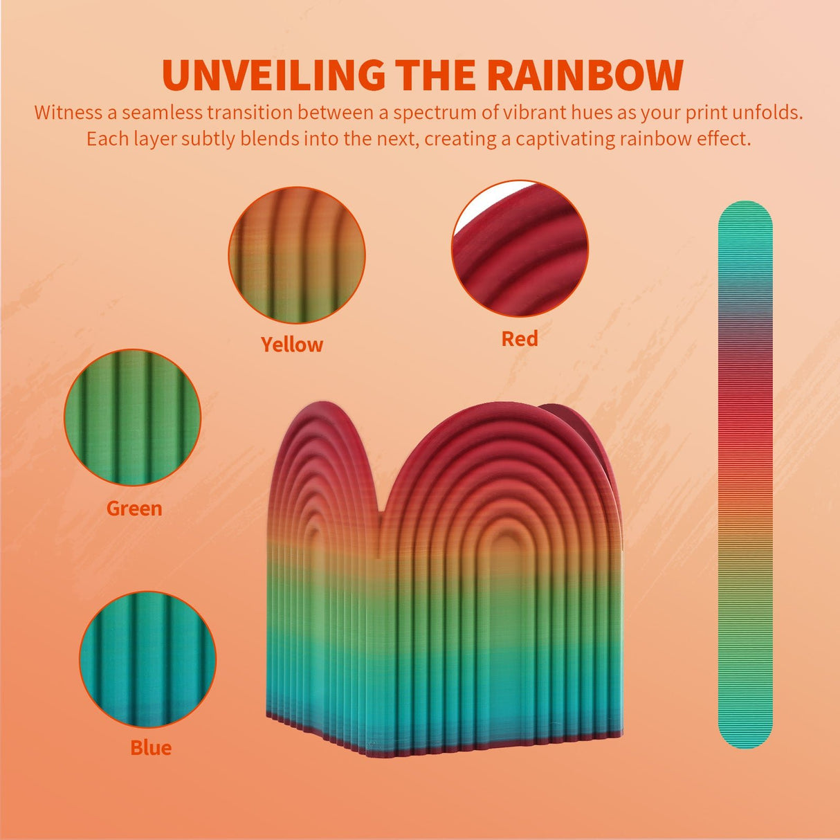 Overture Rock PLA 3D Printer Filament 1.75mm - Overture 3D