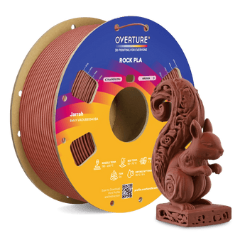 Overture Rock PLA 3D Printer Filament 1.75mm - Overture 3D