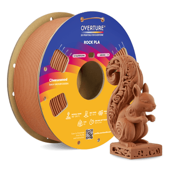 Overture Rock PLA 3D Printer Filament 1.75mm - Overture 3D