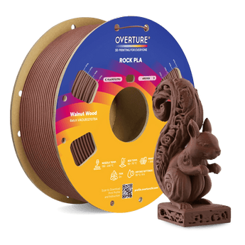 Overture Rock PLA 3D Printer Filament 1.75mm - Overture 3D