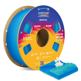 Overture Rock PLA Gradient Filament 1.75mm - Overture 3D