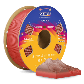 Overture Rock PLA Gradient Filament 1.75mm - Overture 3D
