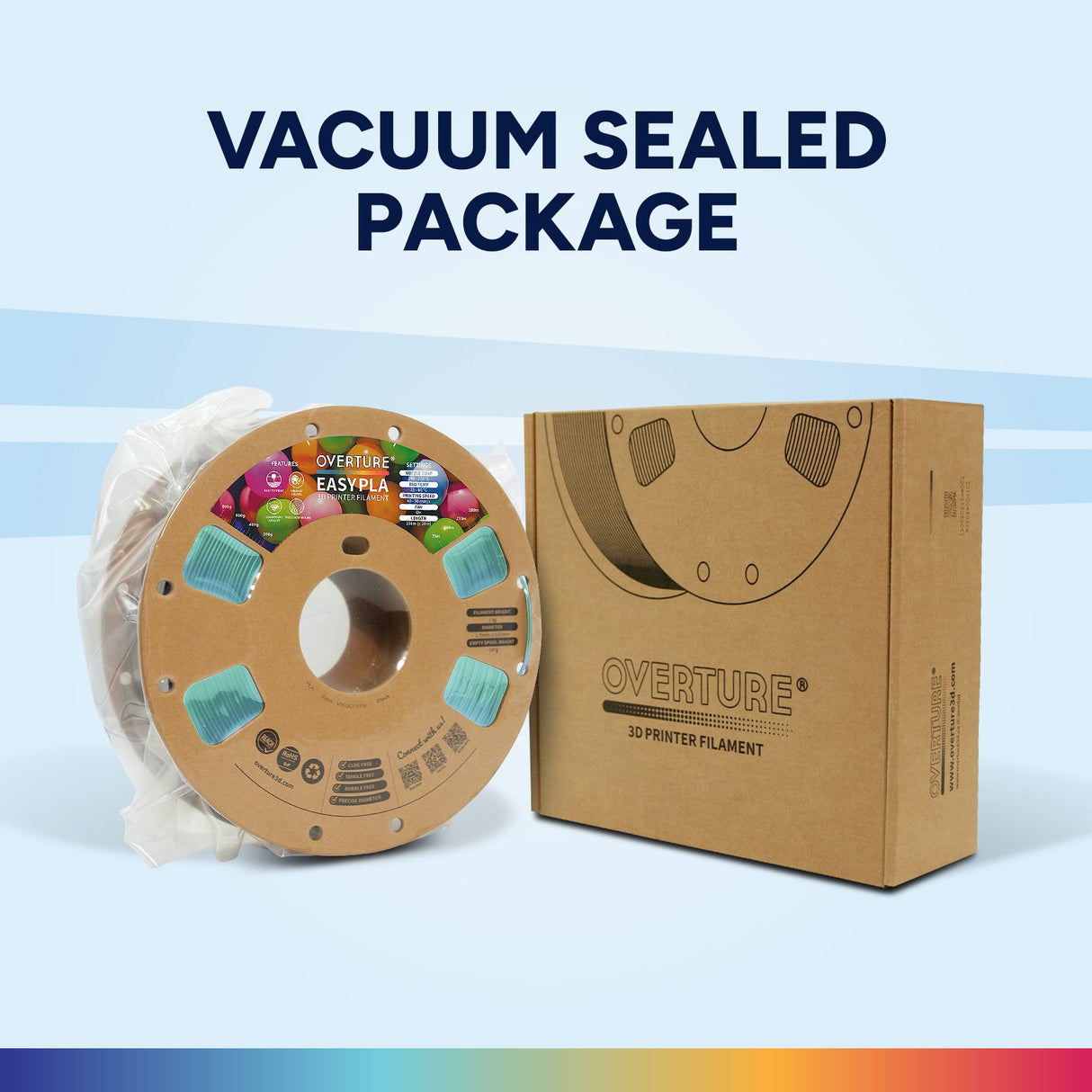 Overture Shimmer PLA 3D Printer Filament 1.75mm - Overture 3D