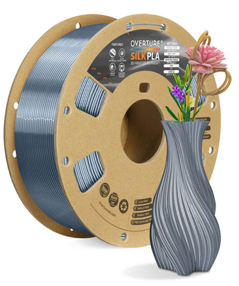 Overture Silk PLA 3D Printer Filament 1.75mm - 3D Printing with 1.75mm Filament