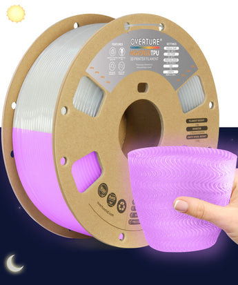 Overture High Speed TPU 3D Printer Filament 1.75mm - Surface Finish & Texture Detail