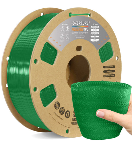 Overture TPU High Speed 3D Printer Filament 1.75mm - Overture 3D