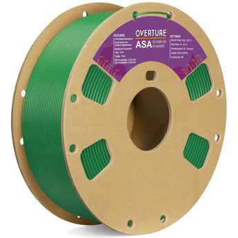 Overture ASA 3D Printer Filament 1.75mm - Surface Finish & Texture Detail