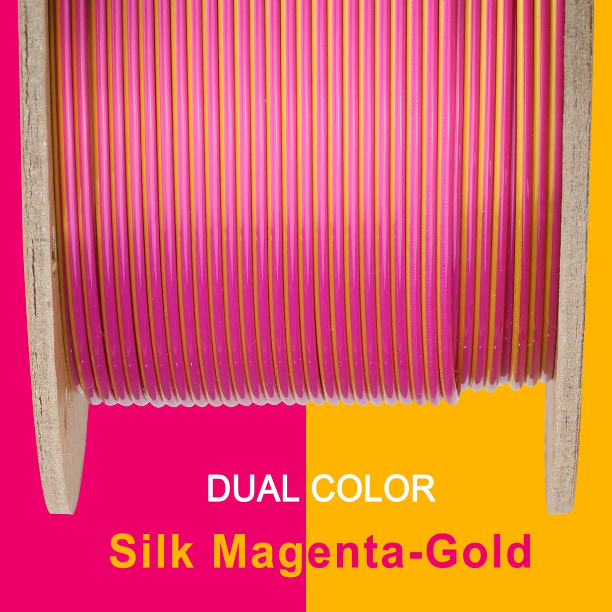Overture Silk PLA 3D Printer Filament Dual Colors 1.75mm - Overture 3D