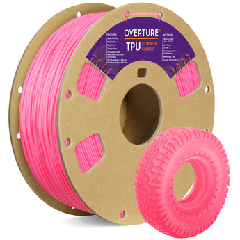 Overture TPU 3D Printer Filament 1.75mm - Print Application & Use Case
