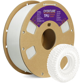 Overture TPU 3D Printer Filament 1.75mm - 3D Printed Sample Showcase