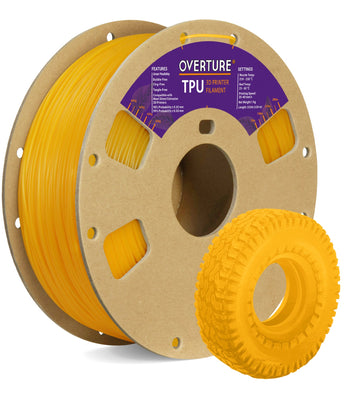 Overture TPU 3D Printer Filament 1.75mm - Print Application & Use Case