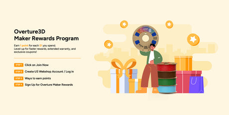 How to Sign-up & Referral your friend in Overture 3D Maker Rewards?