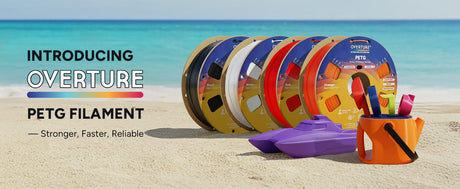 Introducing Overture3D New PETG Filament: Prints the Way It Should