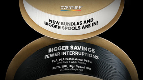 Introducing Overture’s New Packaging & Filament Bundles! - Overture 3D