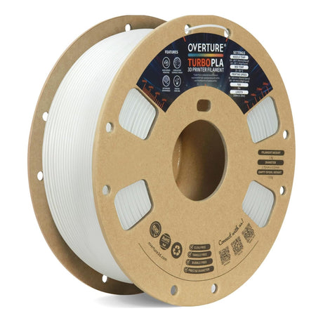 Overture Turbo PLA High Speed 3D Printing Filament - Overture 3D