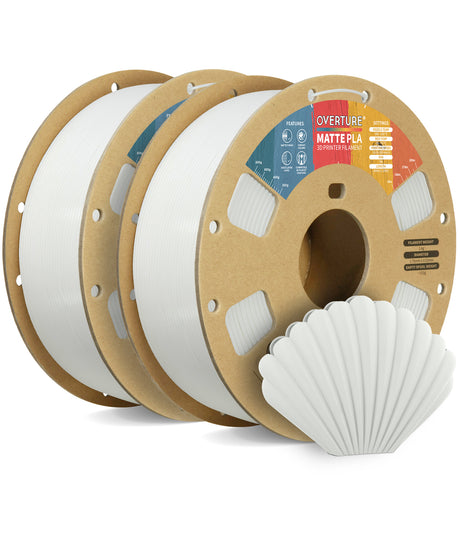 Overture Matte PLA 3D Printer Filament 1.75mm