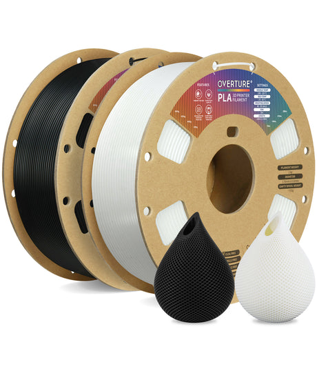 Overture PLA 3D Printer  Filament 1.75mm-2 Pack