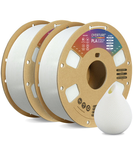 Overture PLA 3D Printer  Filament 1.75mm-2 Pack