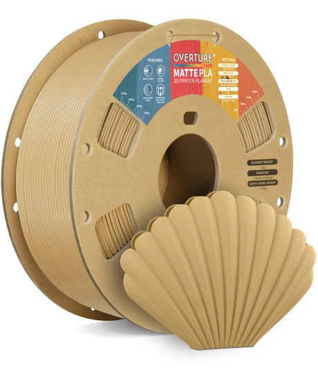 Overture Matte PLA 3D Printer Filament 1.75mm