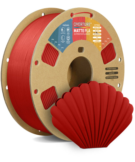 Overture Matte PLA 3D Printer Filament 1.75mm